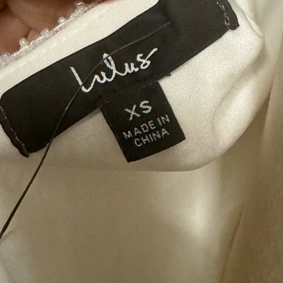 NWT Lulus White Sequin Fringe Mini Dress! - Picture 13 of 14